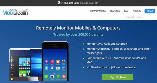 Mobistealth Remote Monitoring